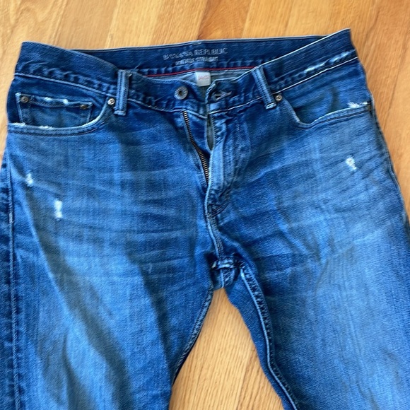 Men’s Banana Republic vintage straight blue jeans 34x32 - Picture 2 of 6